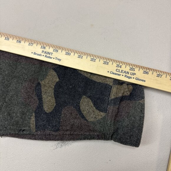 Burton Durable Goods Coat Jacket WOOL Camo Camouflage Men’s Medium Lined - Picture 13 of 14
